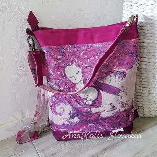 Konstläder mocka ALASKA fuchsia/amethyste