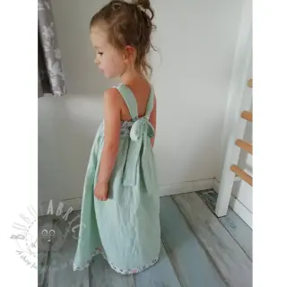 Dubbelgasväv/muslin mint ORGANIC