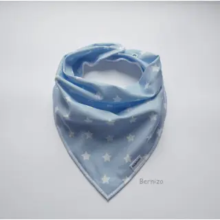 Bavlnená látka Petit stars light blue