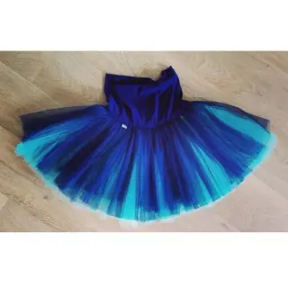 Tyl na TUTU cobalt 160 cm