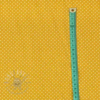 Bomullstyg Petit dots ochre