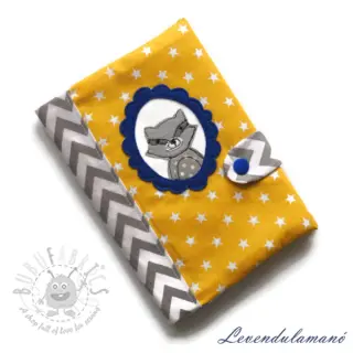 Bomullstyg Petit stars ochre