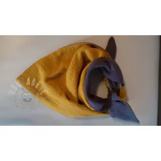 Dubbelgasväv/muslin beige ORGANIC