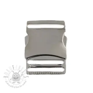 Metallspänne Treudd 40 mm silver