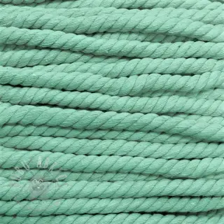 Bomullssnöre tvinnad 12 mm mint