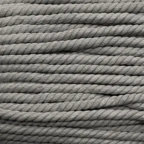 Bavlnená šnúra točená 12 mm grey
