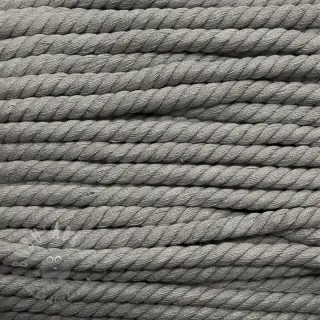 Bomullssnöre tvinnad 12 mm grey