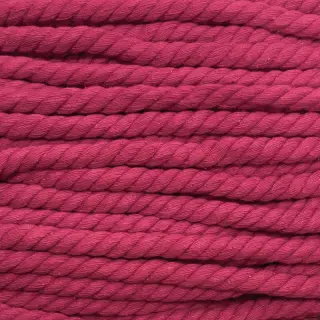 Bavlnená šnúra točená 12 mm fuchsia