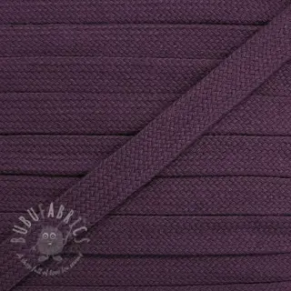 Bomullssnöre platt 13 mm violet