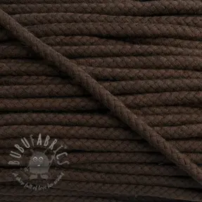 Bomullssnöre 8 mm dark mocha