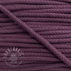 Bomullssnöre 8 mm violet