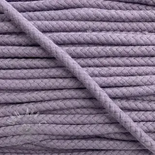 Bomullssnöre 8 mm lavender