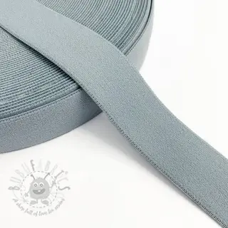 Slätt resårband 3 cm cloud blue