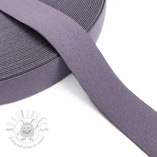 Slätt resårband 3 cm lavender
