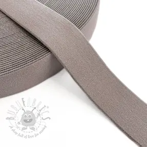 Slätt resårband 3 cm taupe
