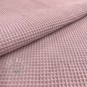 Bomull med vaffelbindning lilac