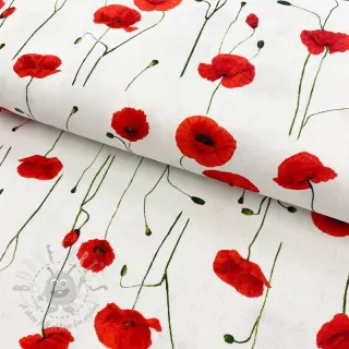 Dekorationstyg premium Poppy field