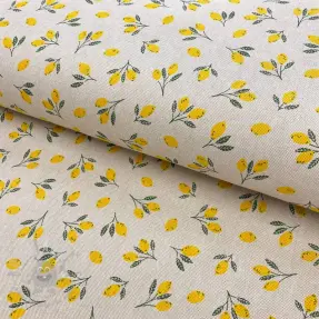 Dekorationstyg Linenlook Little citrus fruits