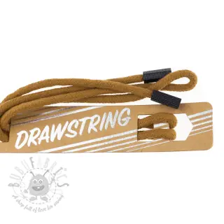 Snöre till huva med ändbeslag 115 cm HEAD1 dark camel