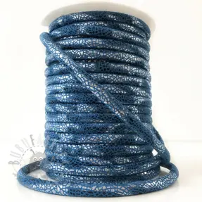 Mockasnöre Glitter blue