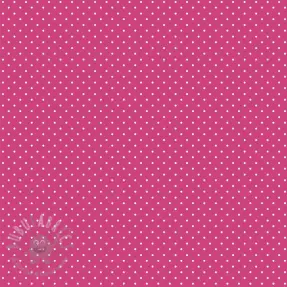 Bomullstyg Petit dots pink