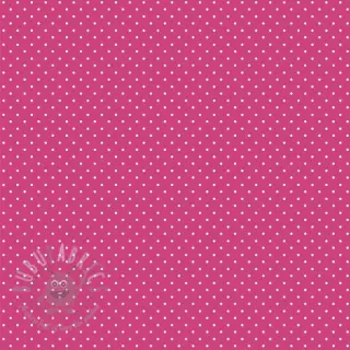 Bomullstyg Petit dots pink