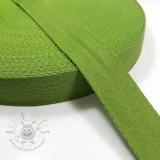 Gjordband bomull 4 cm lime