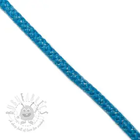 Lurexsnöre 10 mm aqua
