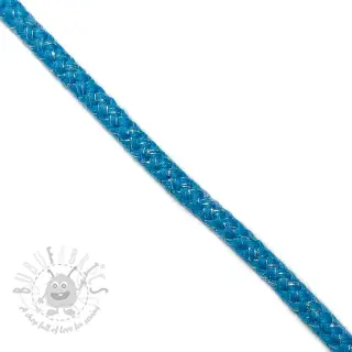 Lurexsnöre 10 mm aqua