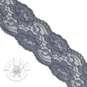 Spets Blossom dark grey