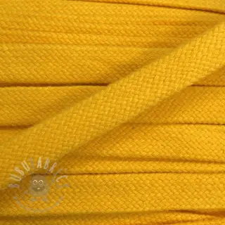 Bomullssnöre platt 15 mm yellow