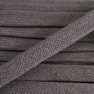 Bavlnená šnúra plochá 15 mm dark grey