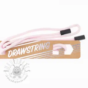 Snöre till huva med ändbeslag 115 cm HEAD1 light pink