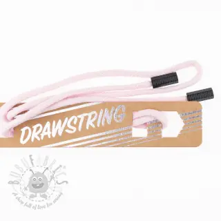 Snöre till huva med ändbeslag 115 cm HEAD1 light pink