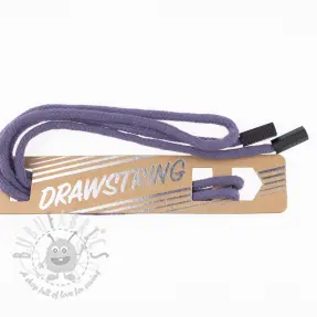 Snöre till huva med ändbeslag 115 cm HEAD1 lavender