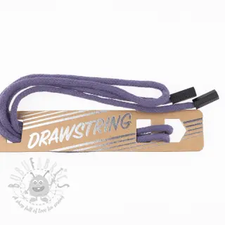 Snöre till huva med ändbeslag 115 cm HEAD1 lavender