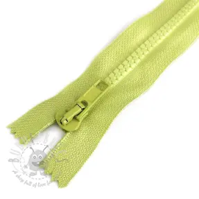 Blixtlås ben delbar 70 cm lime