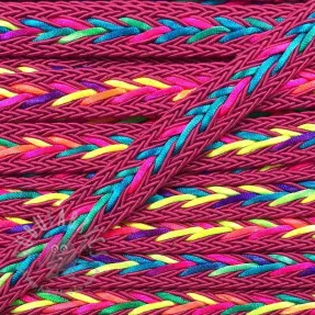 Polyestersnöre flätad NEON fuchsia