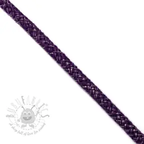 Lurexsnöre 10 mm purple