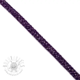 Lurexsnöre 10 mm purple