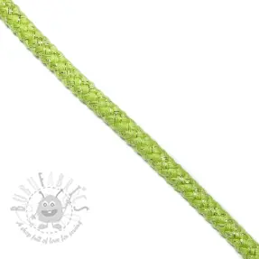 Lurexsnöre 10 mm lime