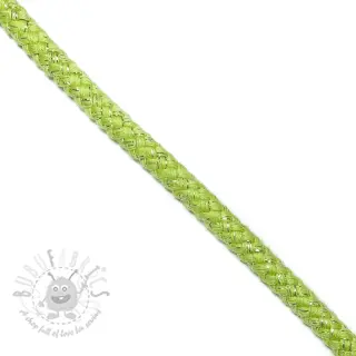 Lurexsnöre 10 mm lime