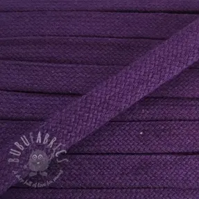 Bomullssnöre platt 15 mm purple