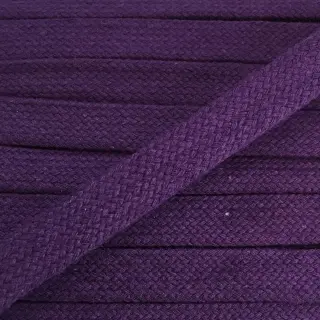 Bavlnená šnúra plochá 15 mm purple