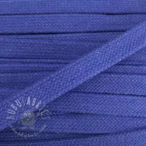 Bomullssnöre platt 15 mm cobalt