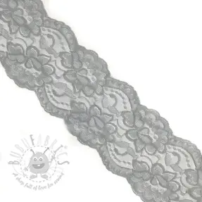 Spets Blossom light grey