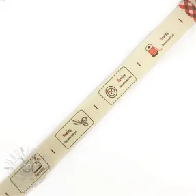 Bomullsband Label sewing love