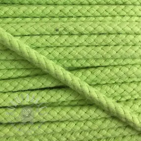 Bomullssnöre 8 mm lime