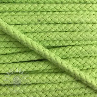 Bomullssnöre 8 mm lime