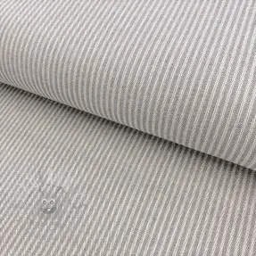 Dekorationstyg DOBBY Colored stripe grey